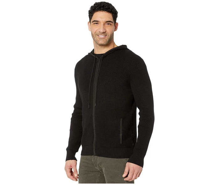 Фото - чоловіче худі Худі Calvin Klein Textured per - 12GG Black S