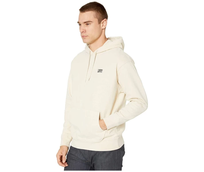 Фото - чоловіче худі Худі Levi's Authentic Fog / Mineral Black M