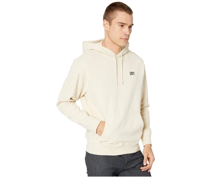 Фото - чоловіче худі Худі Levi's Authentic Fog / Mineral Black M