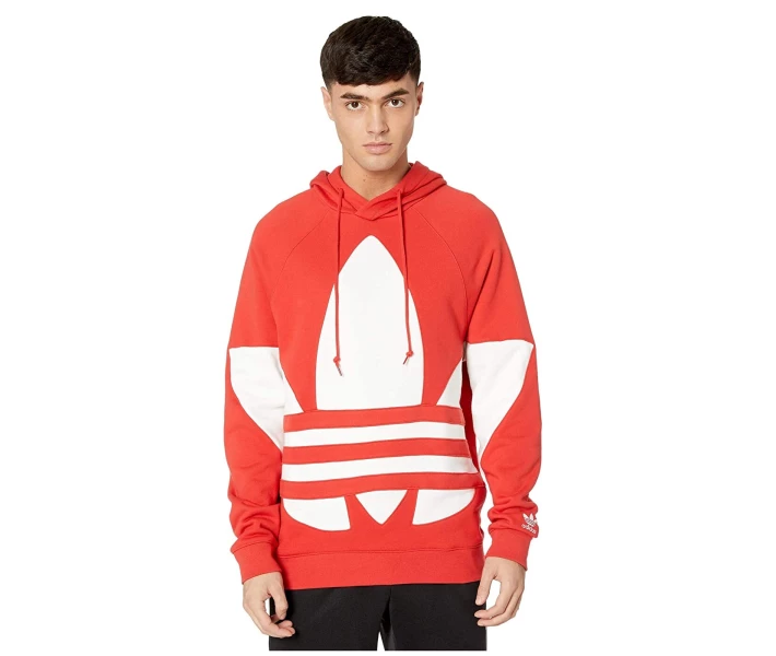 Фото - чоловіче худі Худі Adidas Big Trefoil Lush Red L