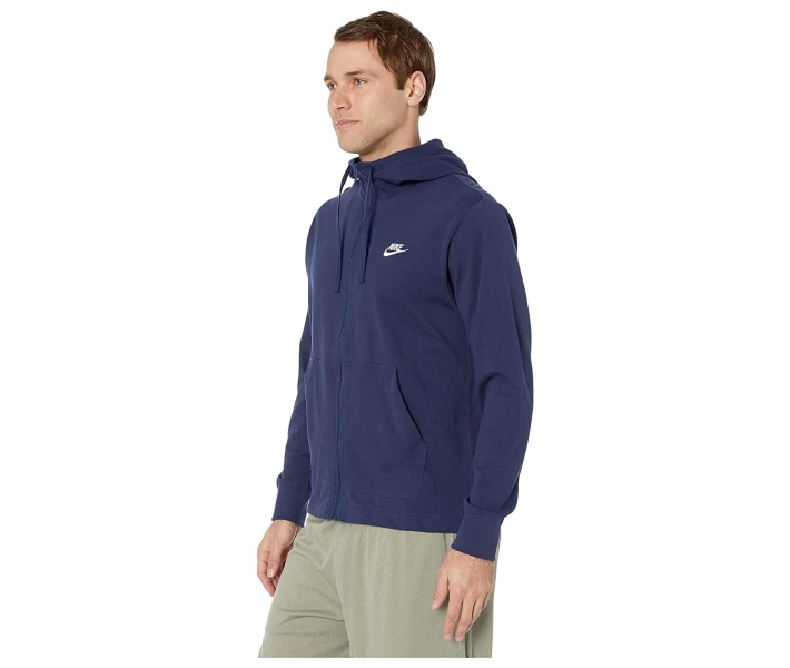 Фото - чоловіче худі Худі Nike NSW Club Jersey Midnight Navy / White L