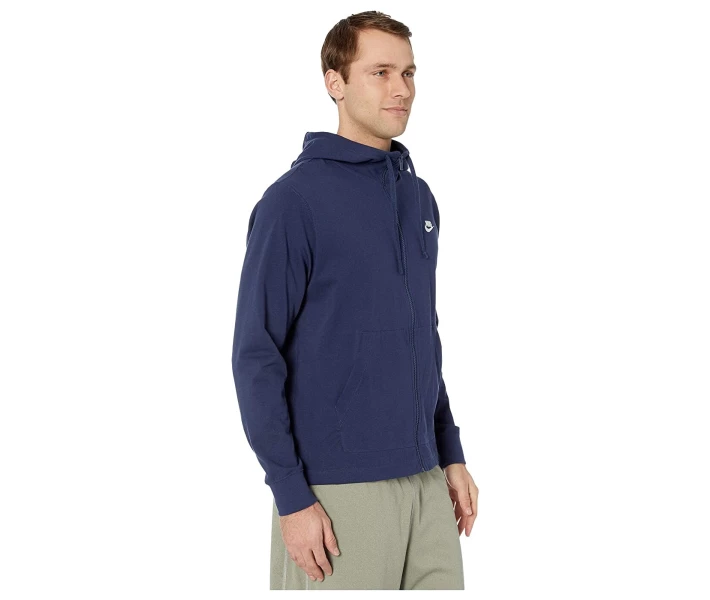 Фото - чоловіче худі Худі Nike NSW Club Jersey Midnight Navy / White L