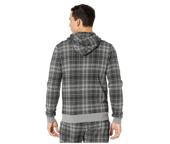 Фото - чоловіче худі Худі Alternative Printed Rocky Zip Grey Cabin Plaid XL