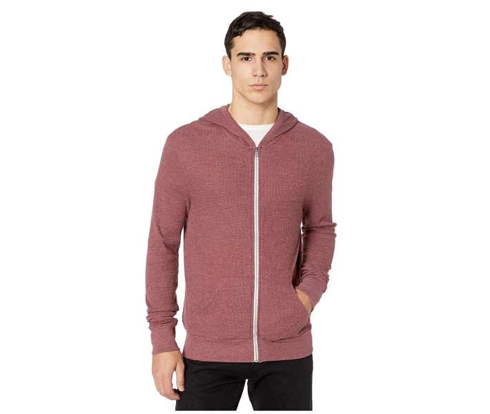 Фото - чоловіче худі Худі Alternative Vintage Thermal Vintage Maroon L