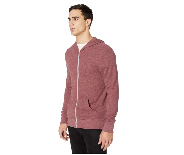 Фото - чоловіче худі Худі Alternative Vintage Thermal Vintage Maroon L