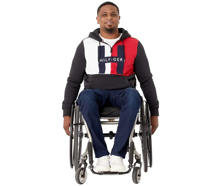 Фото - чоловіче худі Худі Tommy Hilfiger Sweat With Extended Zipper Pull Jet Black L