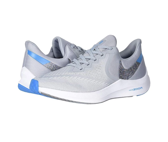 Фото - чоловічий кросівок Кросівки Nike Air Zoom Winflo 6 Wolf Grey/Multicolor/White/Blue Hero 47