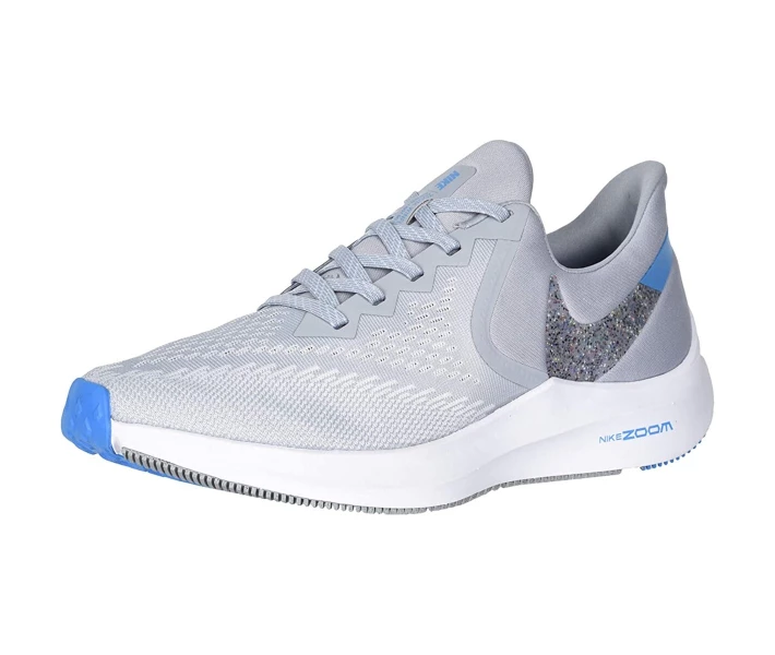 Фото - чоловічий кросівок Кросівки Nike Air Zoom Winflo 6 Wolf Grey/Multicolor/White/Blue Hero 47