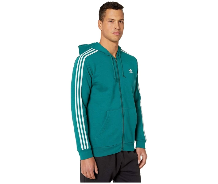 Фото - чоловіче худі Худі Adidas 3-Stripes Noble Green / Vapour Green M