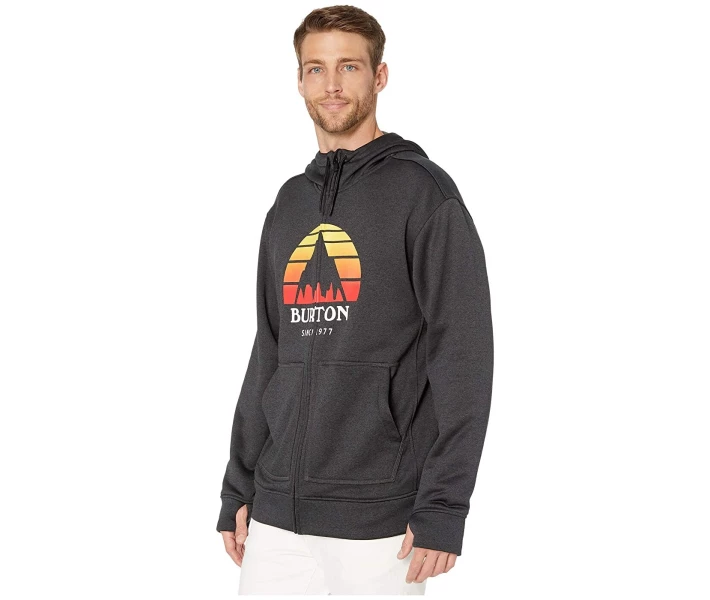 Фото - чоловіче худі Худі Burton Oak Sunset True Black Heather S