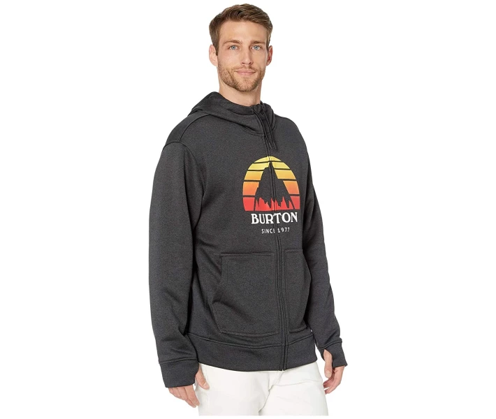 Фото - чоловіче худі Худі Burton Oak Sunset True Black Heather S