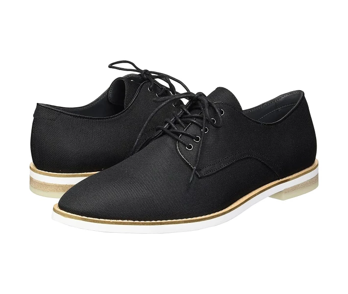 Фото - чоловічу туфлю Туфлі оксфорди Calvin Klein Atlee Black Ballistic Nylon 42.5