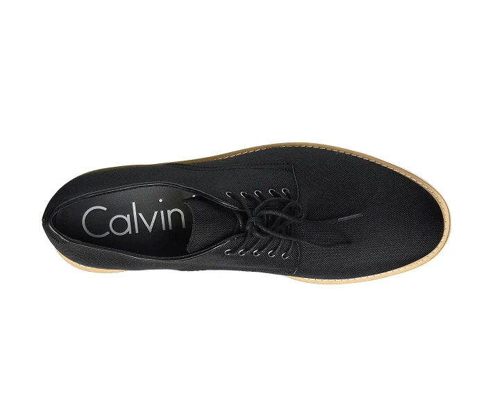 Фото - чоловічу туфлю Туфлі оксфорди Calvin Klein Atlee Black Ballistic Nylon 42.5