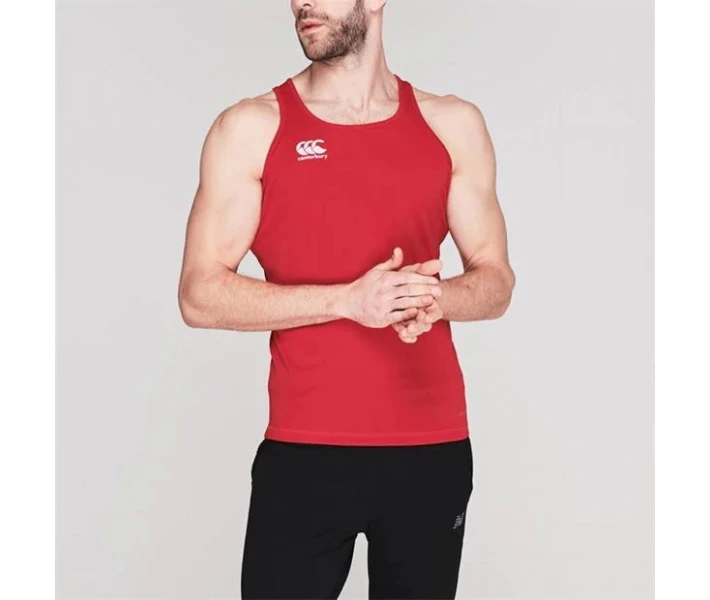 Фото - чоловічу майку Майка Canterbury Poly Singlet Red S