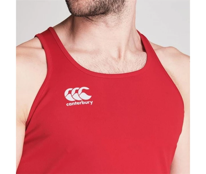Фото - чоловічу майку Майка Canterbury Poly Singlet Red S
