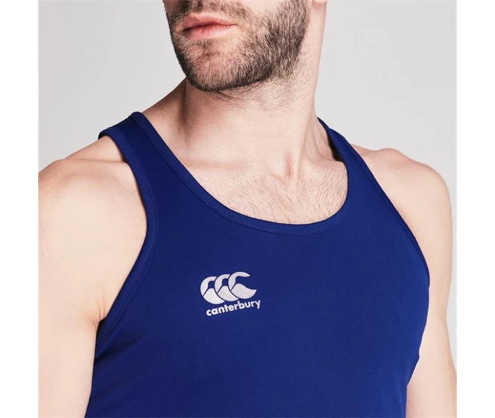 Фото - чоловічу майку Майка Canterbury Poly Singlet Royal XXXL
