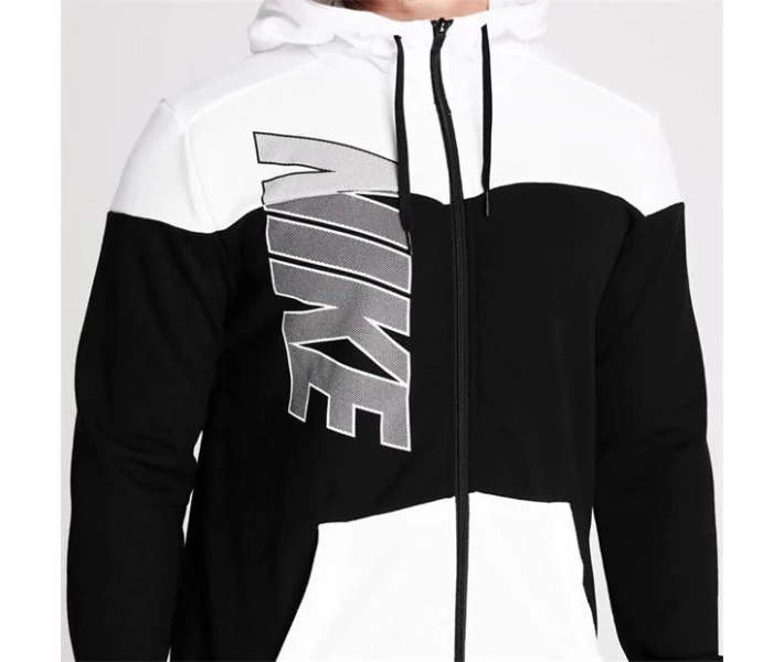 Фото - чоловіче худі Худі Nike Flc FZip Hood Sn03 Black / White S