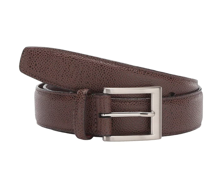 Фото - ремінь та пояс Ремінь Torino Leather Co. 35 mm Italian Basketball Grain Embossed Calf Brown 42
