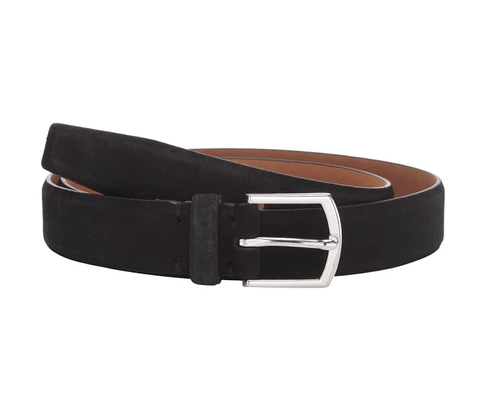 Фото - ремінь та пояс Ремінь Cole Haan 32 mm Suede Strap with Feather Edges Black 36