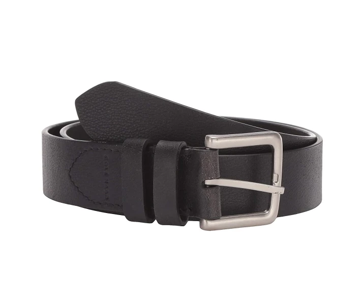 Фото - ремінь та пояс Ремінь Cole Haan 35 mm Leather Strap with Cut Edge Double Loop Black 38