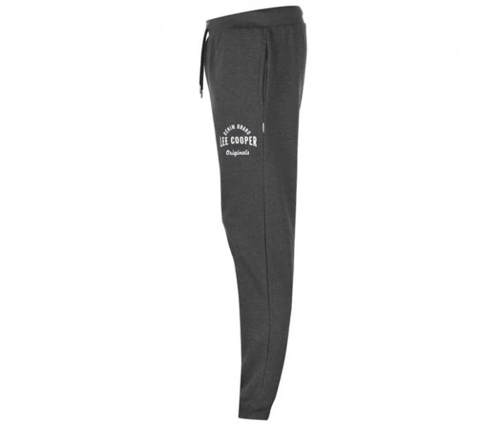 Фото - чоловічі спортивні штани Спортивні штани Lee Cooper Logo CH Charcoal XL