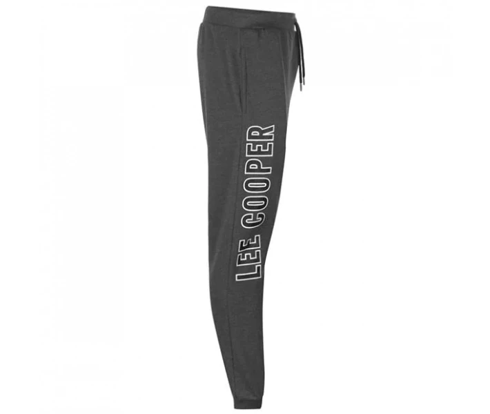 Фото - чоловічі спортивні штани Спортивні штани Lee Cooper Logo CH Charcoal XL