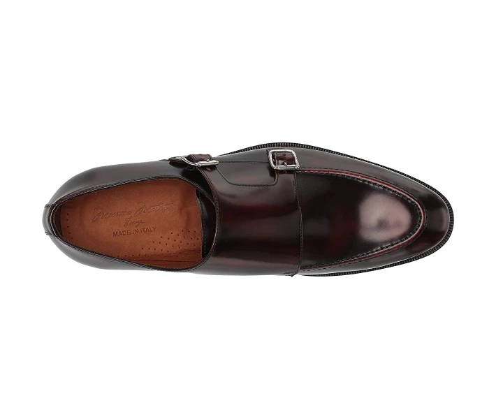 Фото - чоловічу туфлю Туфлі оксфорди Massimo Matteo Veneto Double Monk Bordo Veneto Leather 43