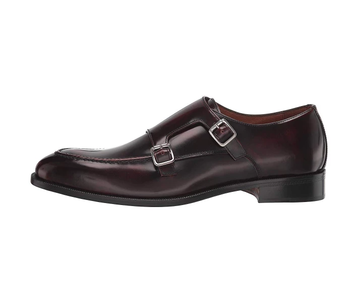 Фото - чоловічу туфлю Туфлі оксфорди Massimo Matteo Veneto Double Monk Bordo Veneto Leather 43
