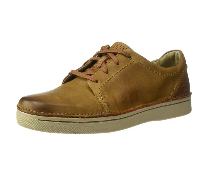 Фото - чоловічий кросівок Кросівки Clarks Kitna Stride Tan Leather 42.5