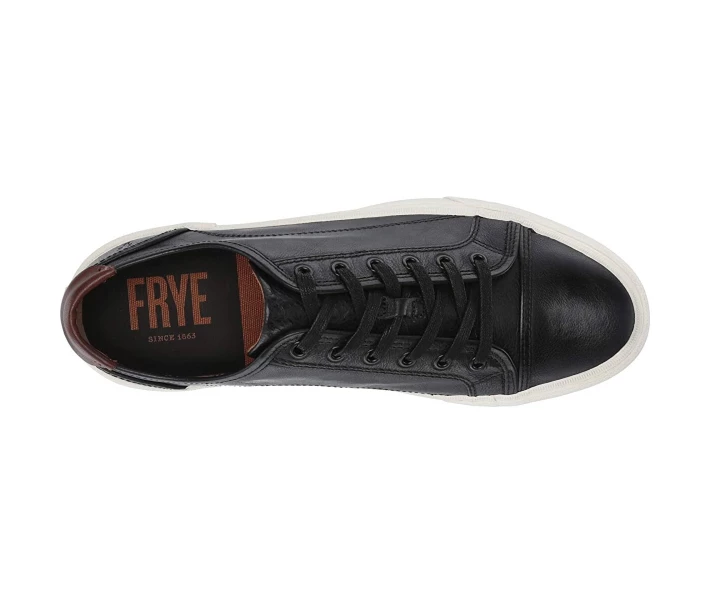 Фото - чоловічий кросівок Кросівки Frye Ludlow Cap Lowlace Black/White Waxed Full Veg 43