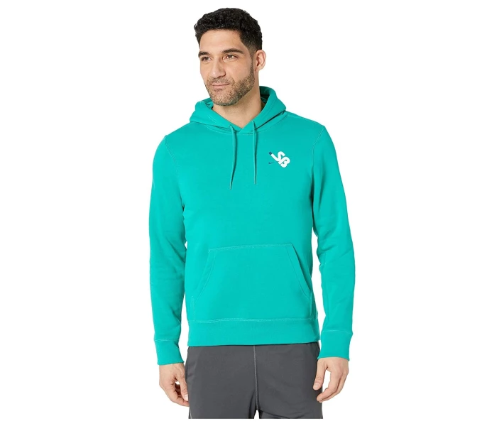 Фото - чоловічу толстовку Футболка Nike SB Pullover Graphic Neptune Green / White XXL