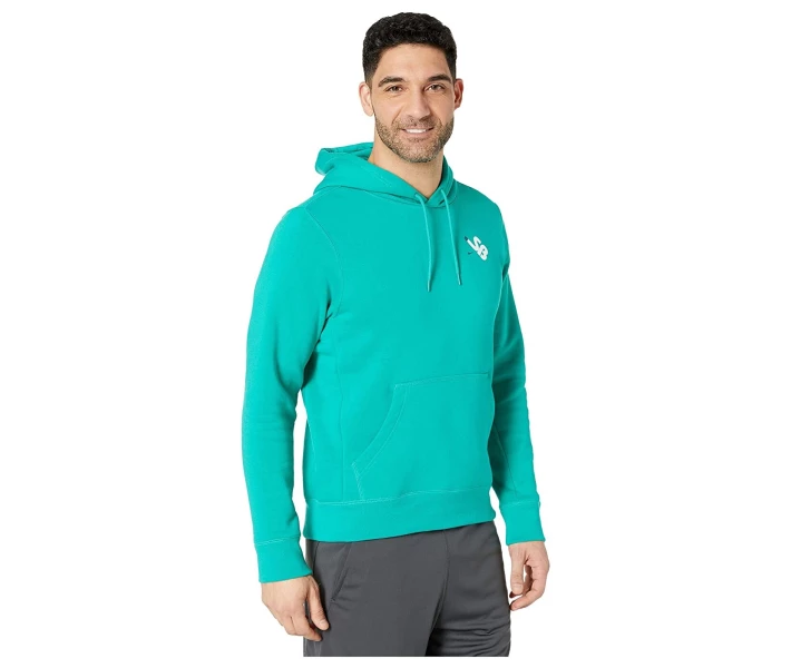 Фото - чоловічу толстовку Футболка Nike SB Pullover Graphic Neptune Green / White XXL