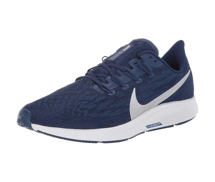 Фото - чоловічий кросівок Кросівки Nike Air Zoom Pegasus 36 Blue Void/Metallic Silver/Coastal Blue 40.5