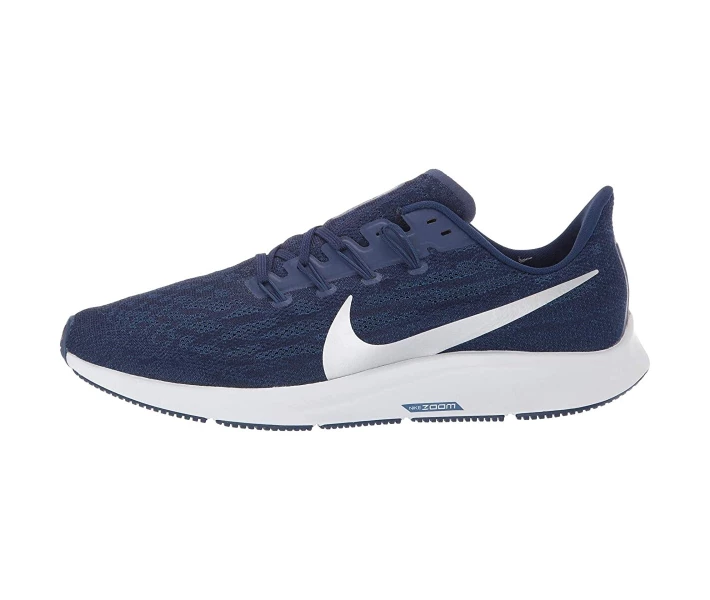 Фото - чоловічий кросівок Кросівки Nike Air Zoom Pegasus 36 Blue Void/Metallic Silver/Coastal Blue 40.5