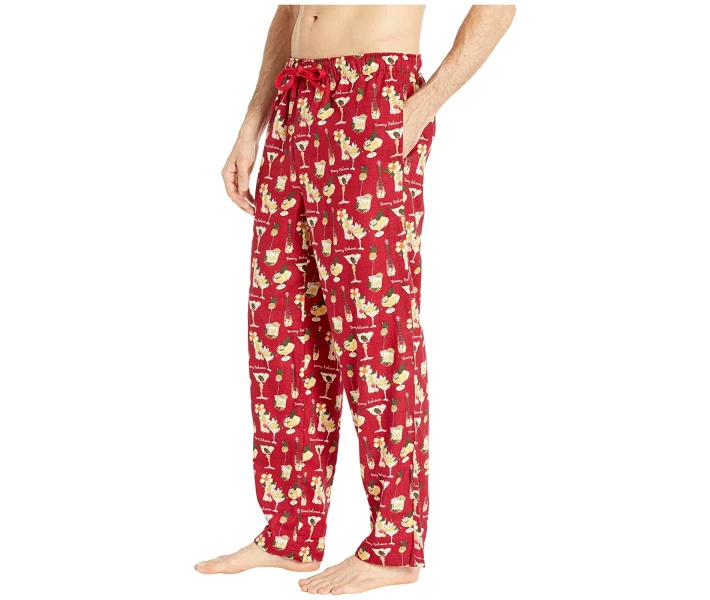Фото - чоловічі домашні штани Штани домашні Tommy Bahama Cheers Flannel Pants Holiday Cheer Red XL