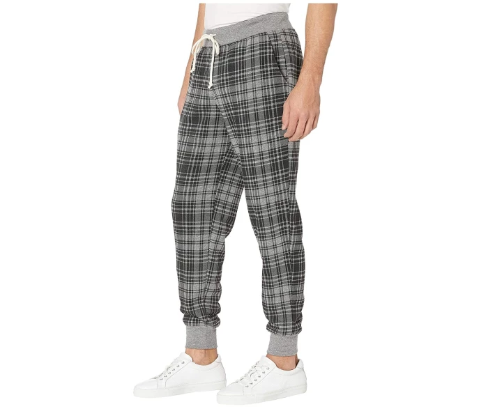 Фото - чоловічі спортивні штани Штани Alternative Dodgeball Eco Fleece Pants Grey Cabin Plaid L