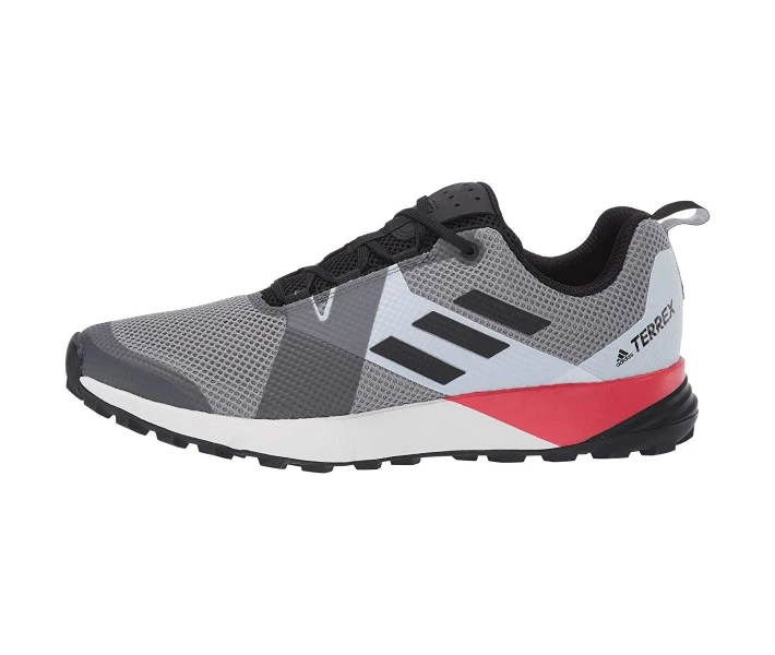 Фото - чоловічий кросівок Кросівки Adidas Terrex Two Grey Three/Black/Active Red 39.3