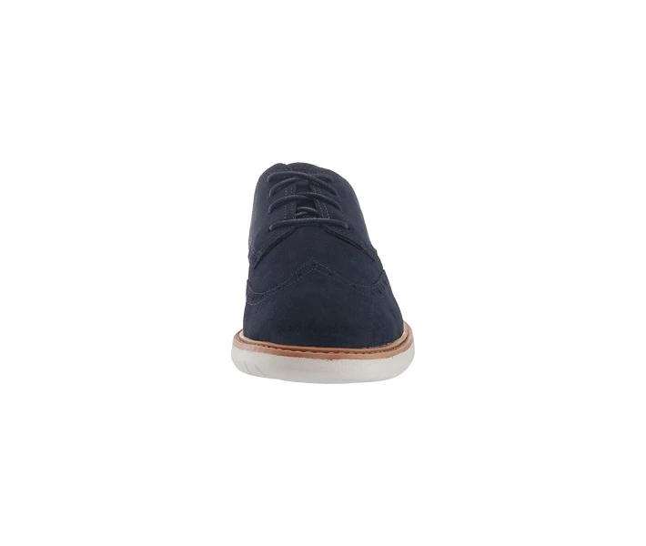 Фото - чоловічу туфлю Туфлі оксфорди Clarks Draper Wing Navy Suede 41