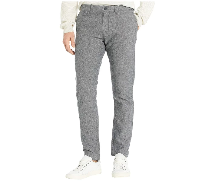 Фото - чоловічі штани Штани J.Crew 484 Slim-Fit Pants in Stretch Brushed Twill Salt & Pepper 33W 32L