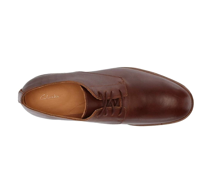 Фото - чоловічу туфлю Туфлі оксфорди Clarks Clarkdale Moon Dark Tan Leather 2 42