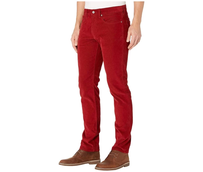 Фото - чоловічі штани Штани J.Crew 484 Slim-Fit Pant in Corduroy Fireside Red 32W 32L