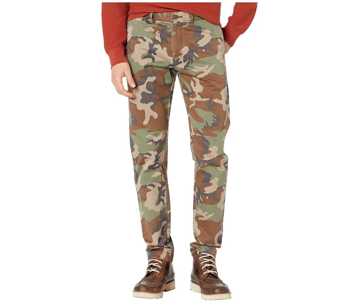 Фото - чоловічі штани Штани J.Crew 484 Slim-Fit Pant in Camouflage Broken-In Chino Khaki Grey 34W 32L