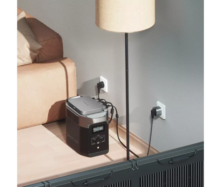 Фото - зарядну станцію Комплект енергонезалежності EcoFlow PowerStream 600Вт та зарядна станція Delta Pro