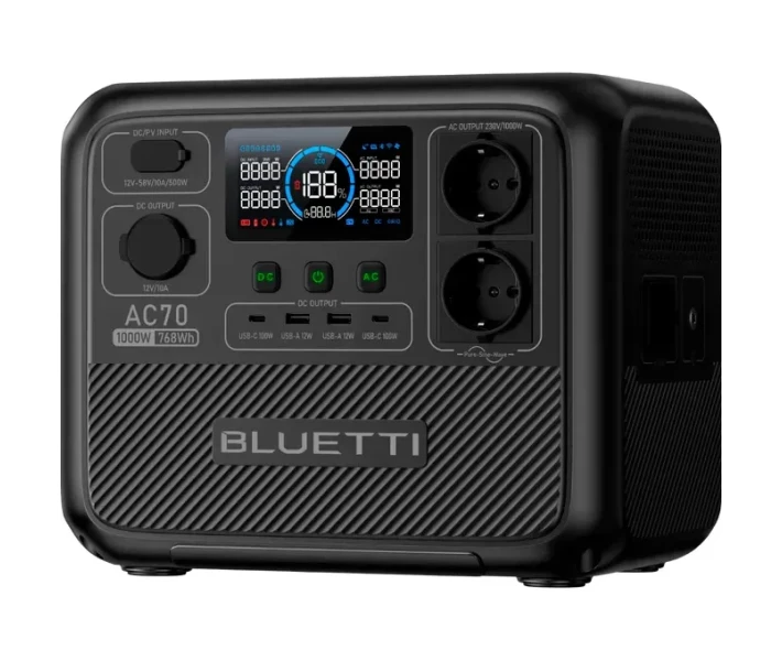 Фото - зарядну станцію Зарядна станція Bluetti Portable Power Station AC70 [110289]