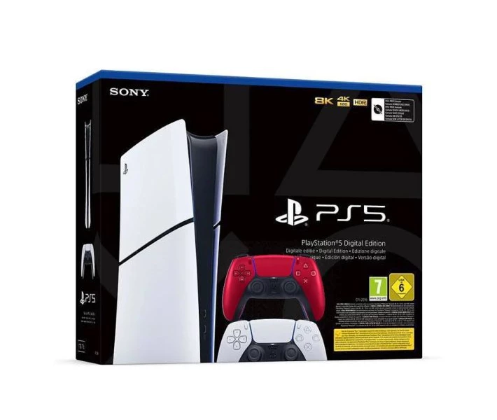 Фото - ігрову консоль Ігрова консоль Sony PlayStation 5 Slim Digital Edition 1Tb + DualSense (Volcanic Red)