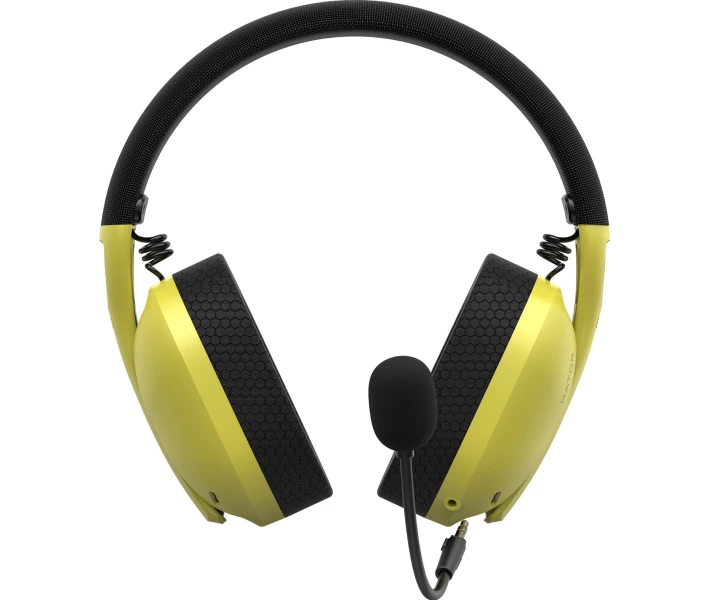 Фото - навушники Ігрові навушники Hator Hyperpunk 2 USB 7.1 Black/Yellow (HTA-847) [113266]