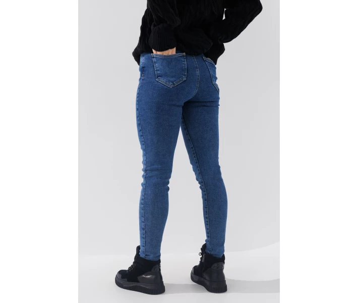 Фото - жіночі джинси Джинси Slim Fit жіночі LAWA WBC02413 38 Синій (2000990750877)