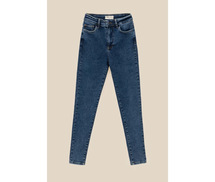 Фото - жіночі джинси Джинси Slim Fit жіночі LAWA WBC02413 38 Синій (2000990750877)
