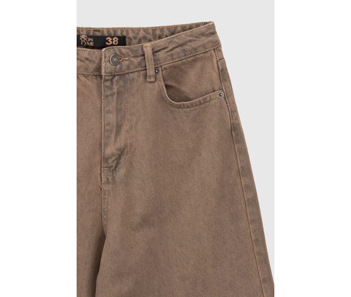 Фото - жіночі джинси Джинси Baggy жіночі Zeo Basic 4543 40 Капучино (2000990723680)