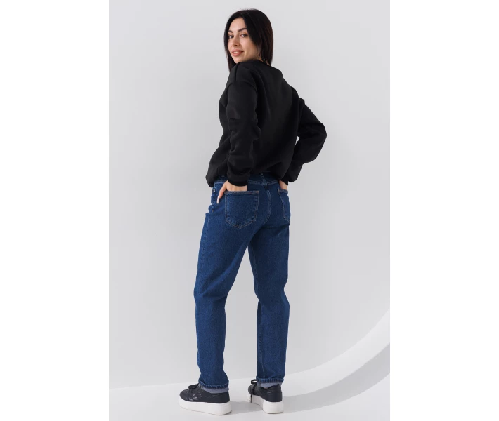 Фото - жіночі джинси Джинси Mom Fit жіночі Zeo Basic 3940-1 36 Синій (2000990723710)